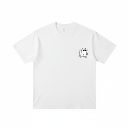 Cat on Skateboard #S2529